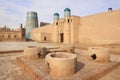 The gate of Kunya Ark Palace in Ichan Kala in Khiva city, Uzbekistan Royalty Free Stock Photo